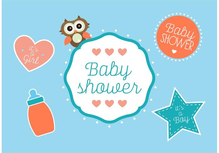 Baby Shower Vectores