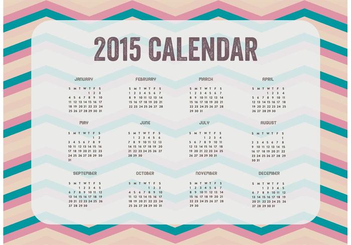 2015 Calendar Vector 2015 Calendar Vector