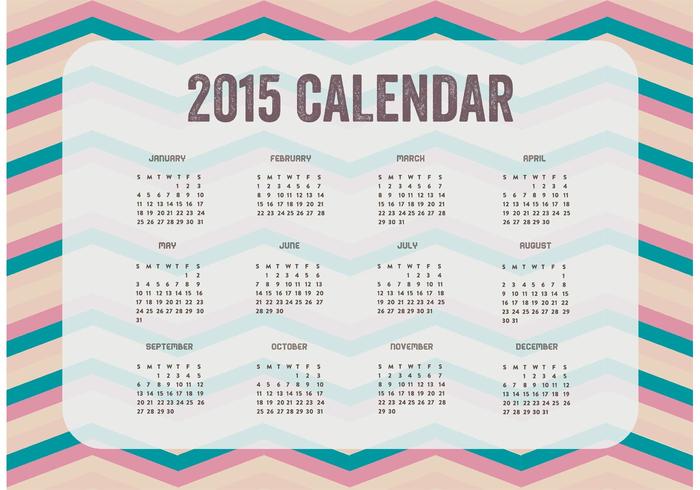 2015 Calendar Vector