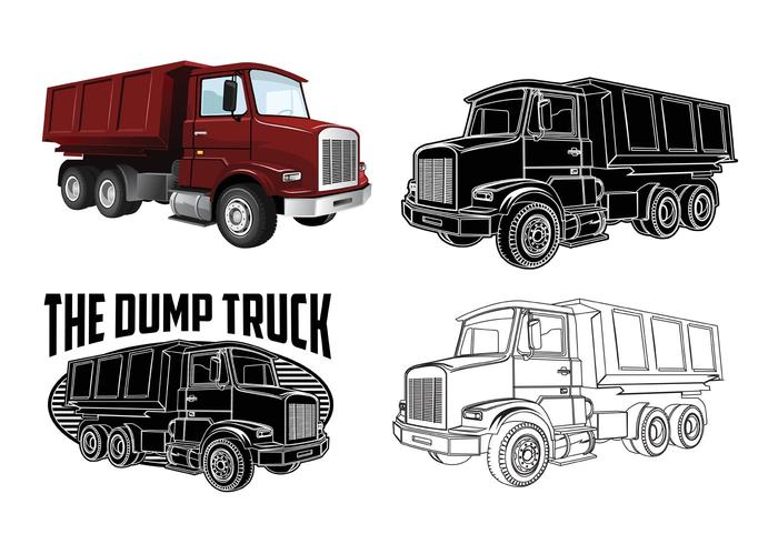 Dump Truck Vectores