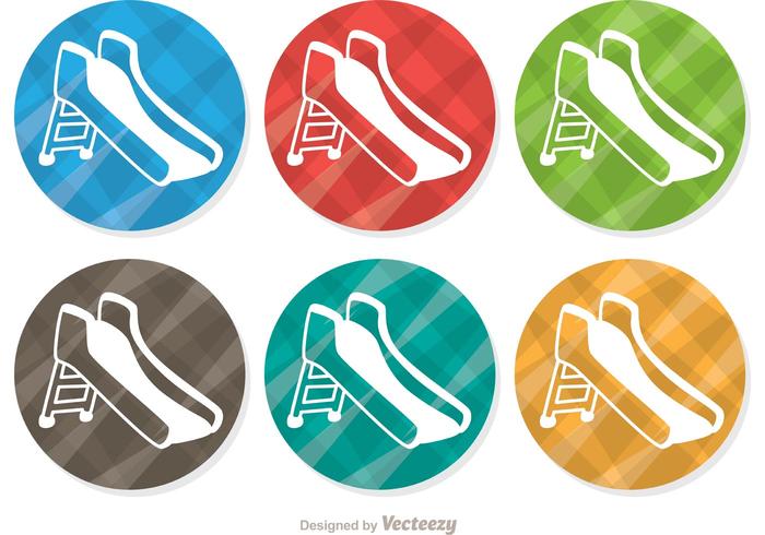 Plaid Playground Slide Vector Pack