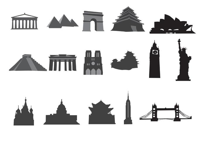 Free Vector Landmarks 