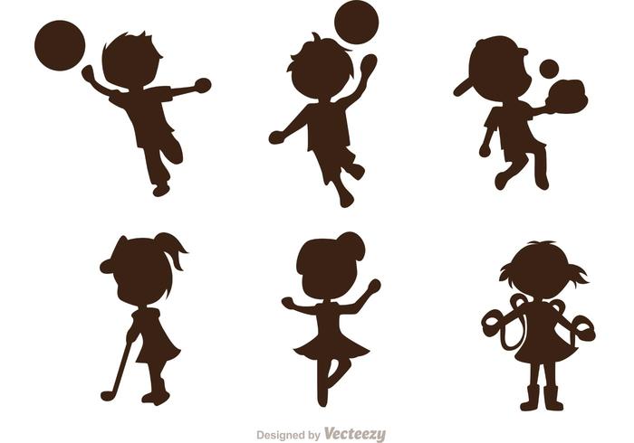 Sporty Kids Vector Pack