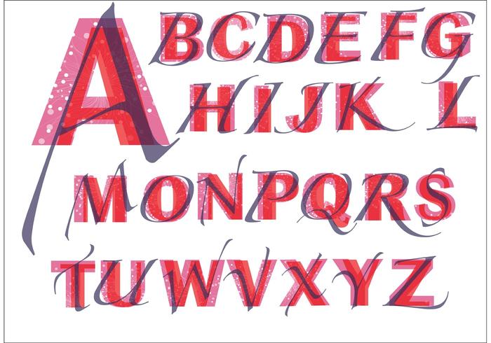 Fancy Letter Vector Pack Fancy Letter Vector Pack