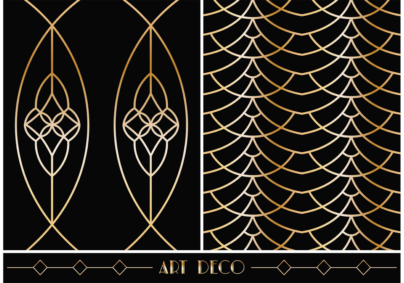  Art Deco  Geometric Vector Patterns Download Free Vector 