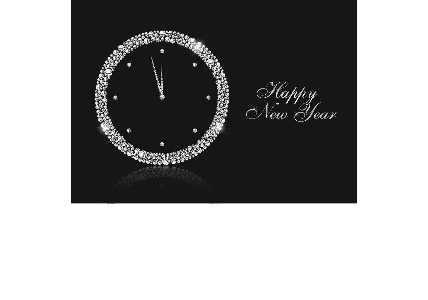 Free Vector New Year Clock 85421 Vector Art at Vecteezy