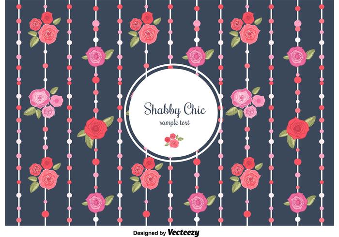 Gratis Shabby Chic Estilo de fondo vector