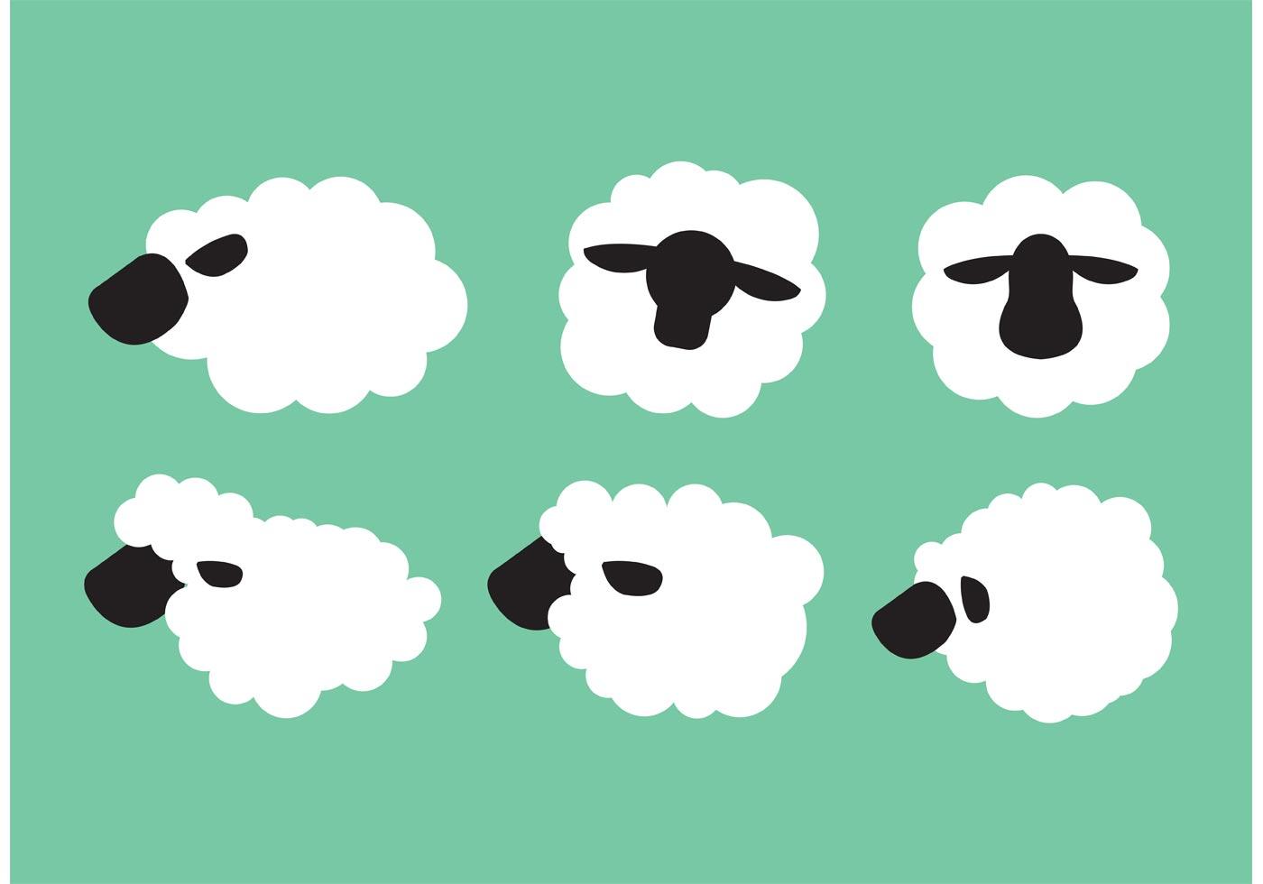Sheep isolated 85506 Vector Art at Vecteezy