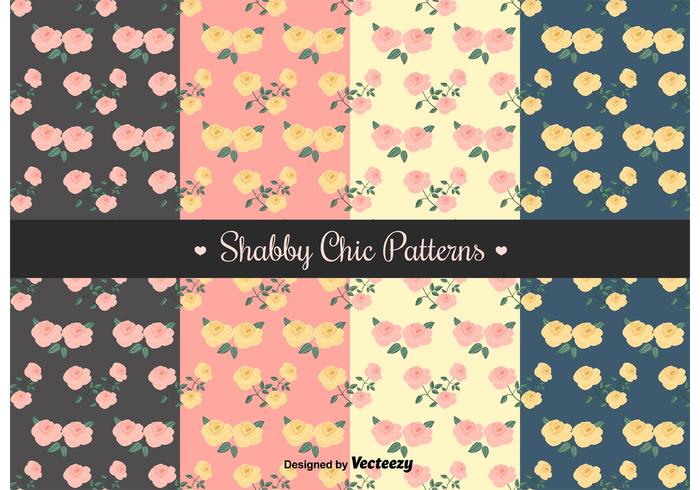 Patrones de Shabby Chic gratuitos vector