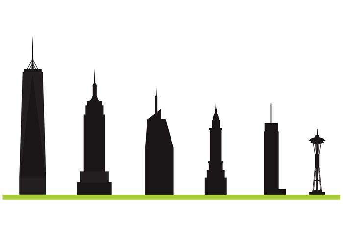 Skyscrapers vector