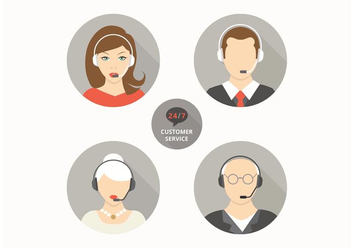 Free Vector Live Chat Avatars