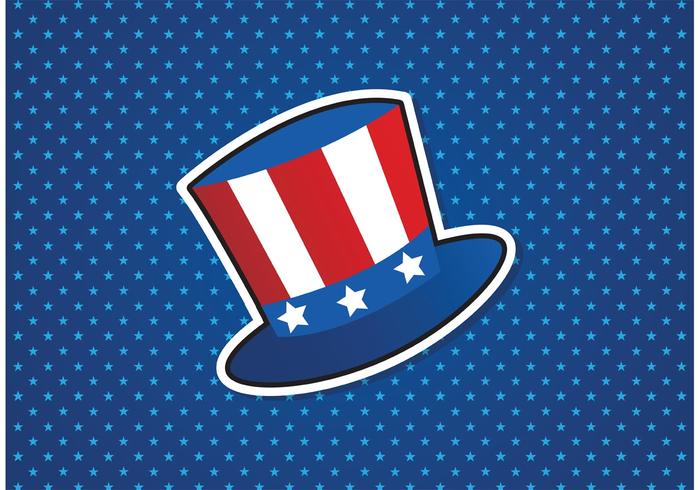 Uncle Sam Hat Vector Background