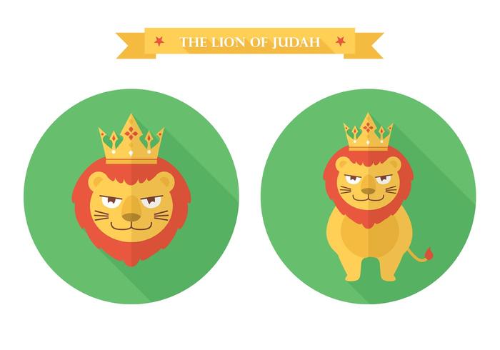 Free Flat Lion Of Judah Vector Icon