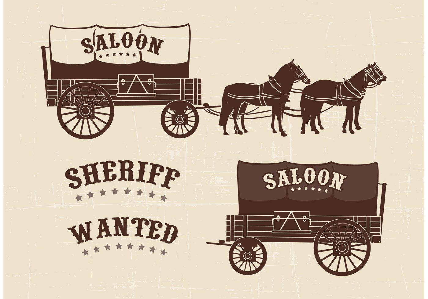 Free Covered Wagon Vector 85617 Vector Art at Vecteezy