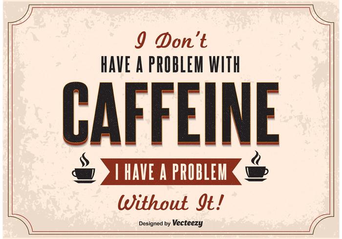 Typography Coffee Poster vector