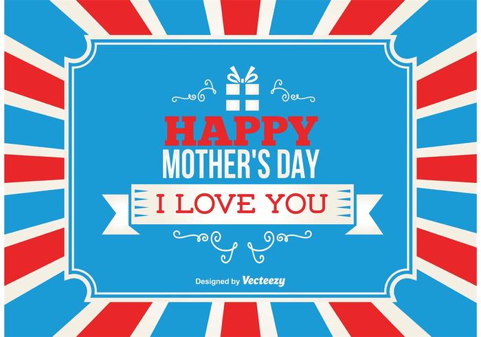 Happy Mother's Day Background vector