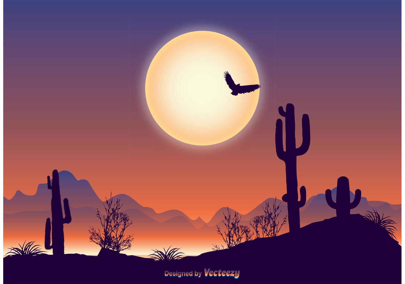 Download Beautiful Landscape Illustration - Download Free Vectors, Clipart Graphics & Vector Art