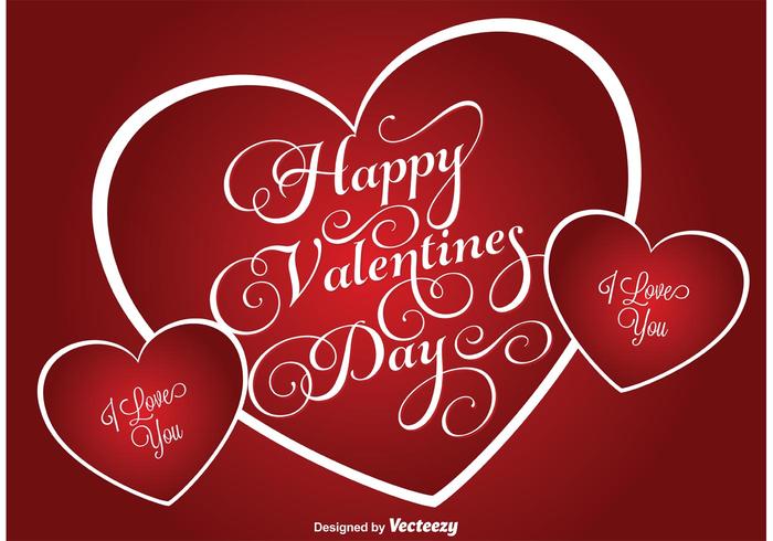 Valentine's Day Background vector