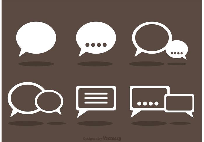 Chat Icons Vector