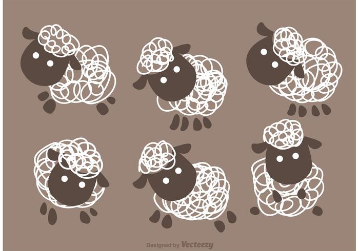 Funny Sheep Vector