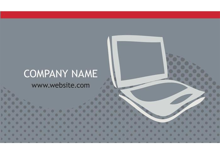 Computer Visiting Card Designs vector