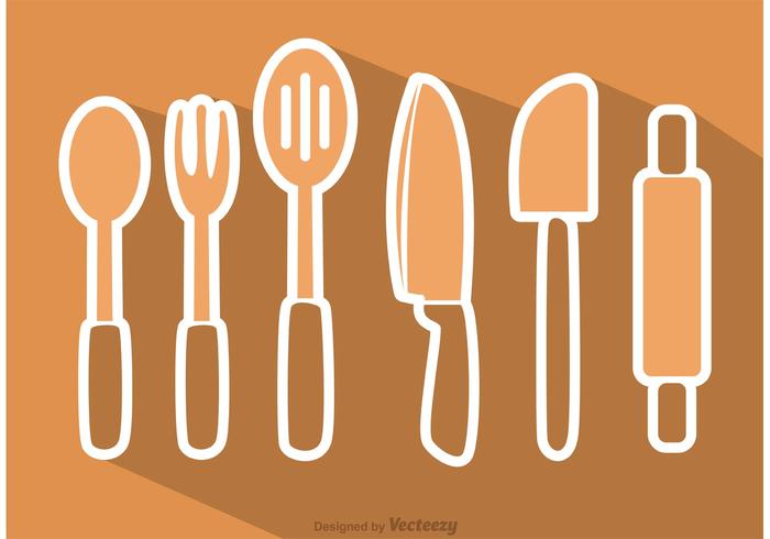 Kitchen Utensil Vectors Pack