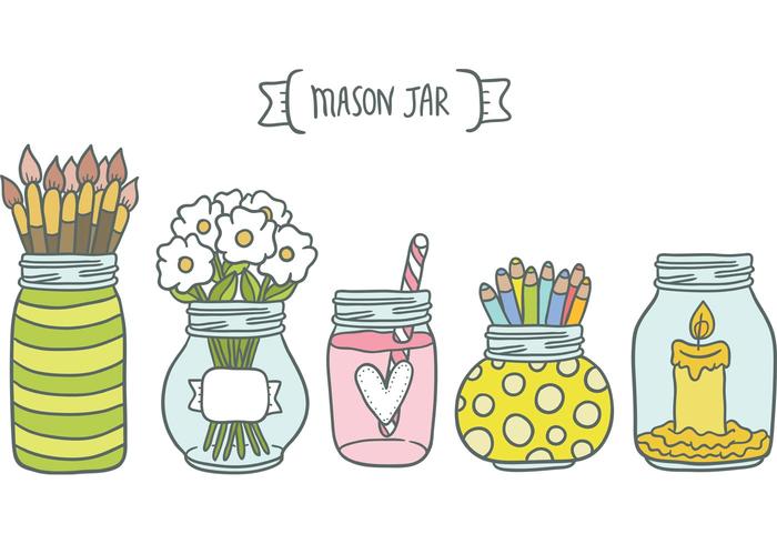 Free Mason Jar Vectors