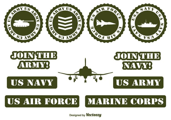 Military Vector Elements