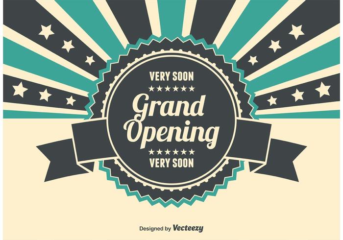 Grand Opening Illustration vector