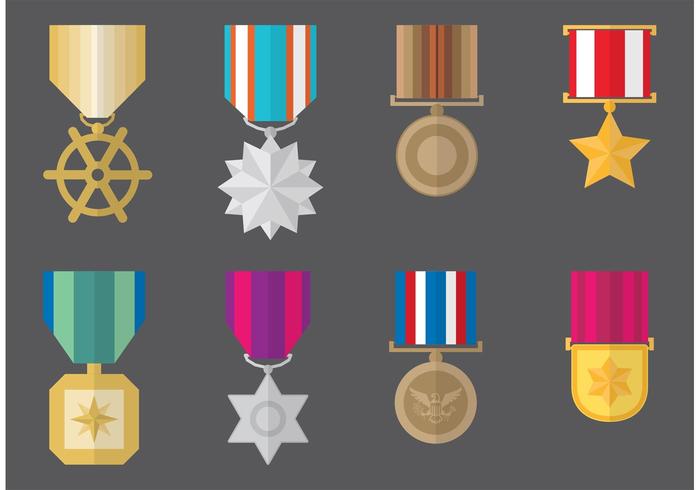 Military Medal Vectors