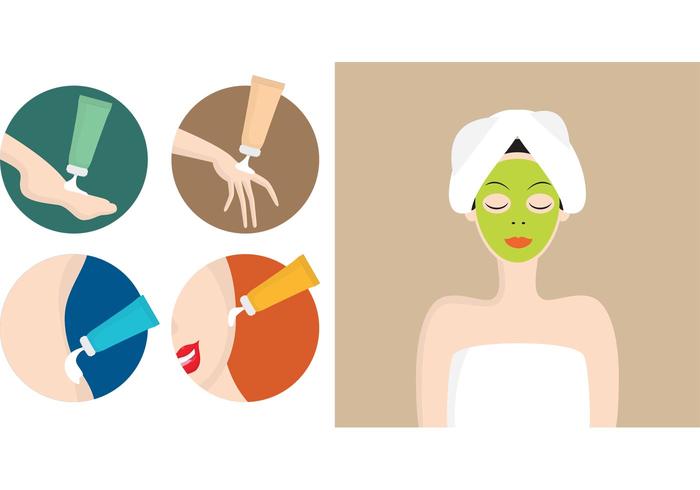 Beauty Treatment Logos  vector