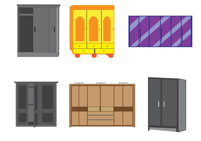 Muebles de vectores