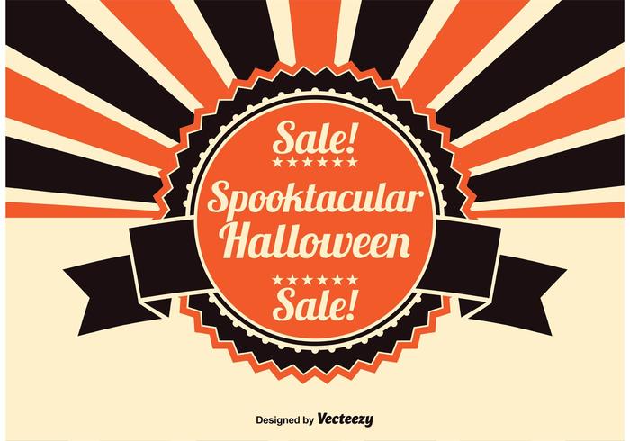 Halloween Sale Illustration vector