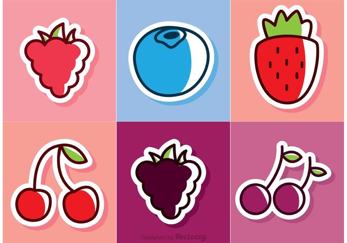 Cartoon Berries Vectors