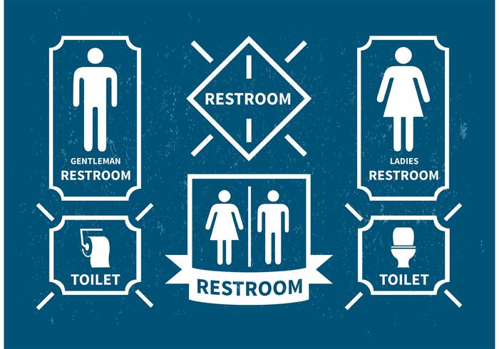 Rest Room Vector Icons