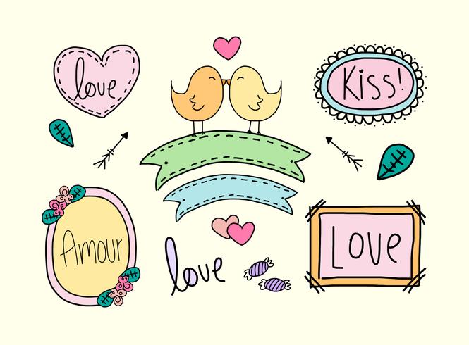 Hand Drawn Love Signs Hand Drawn Love Signs