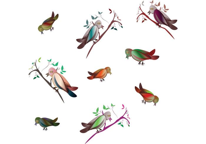 Small Vector Birds Small Vector Birds