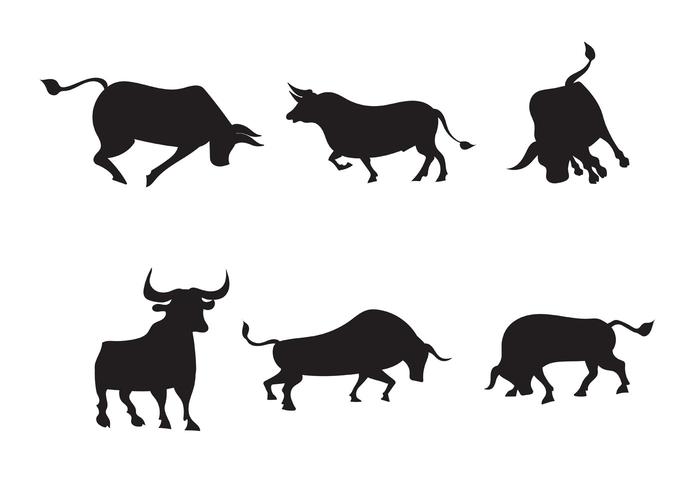 Paquete de toros vectoriales gratis vector