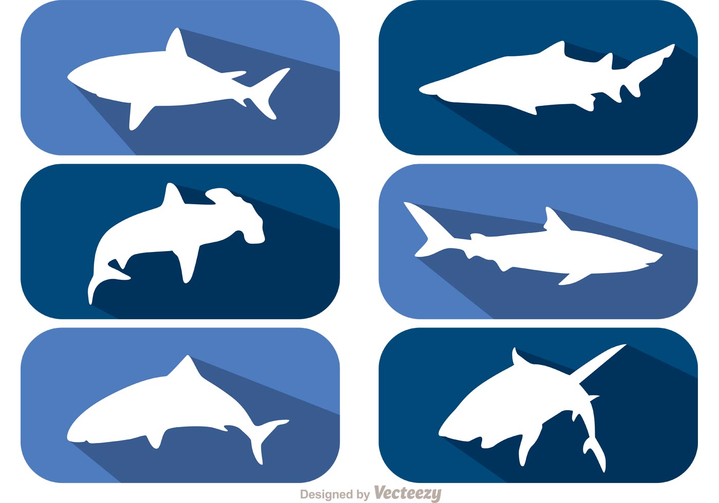 Download Long Shadow Shark Vectors - Download Free Vector Art ...