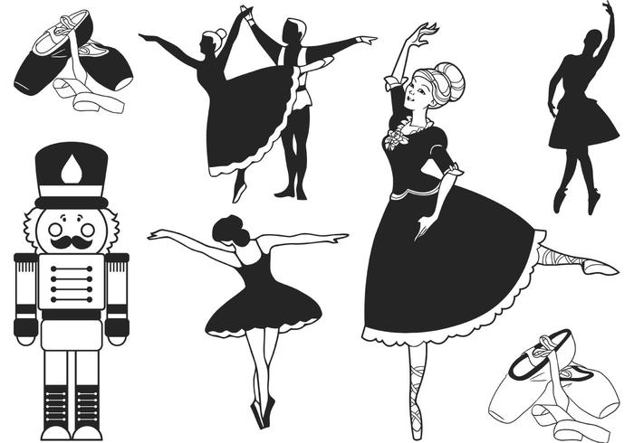 Nutcracker Ballet Vector