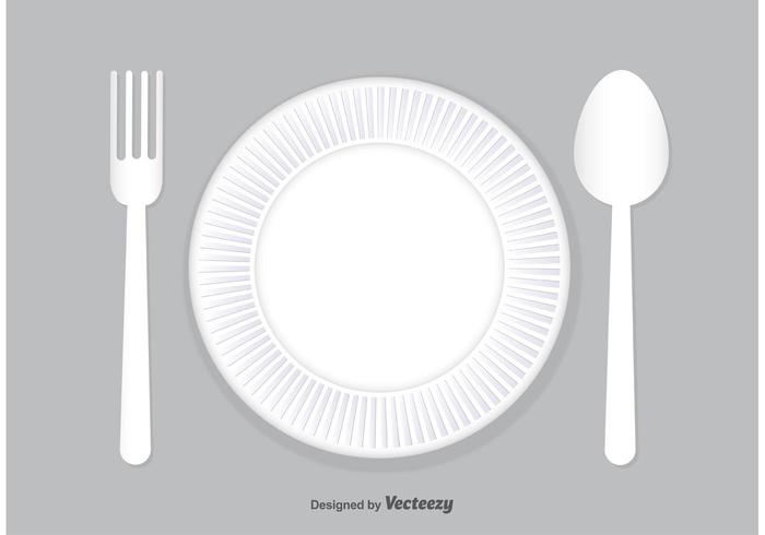 Paper Plate Vector