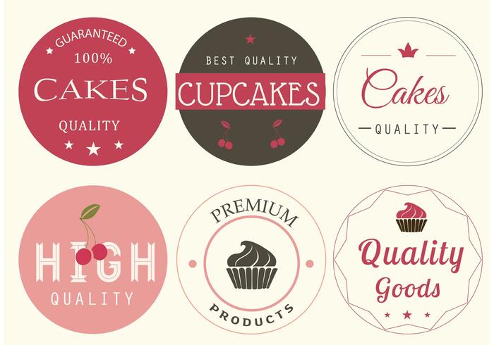 Vector Bakery Labels