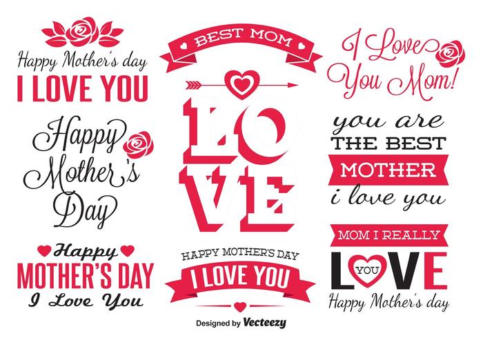 Mother's Day Labels Mother's Day Labels