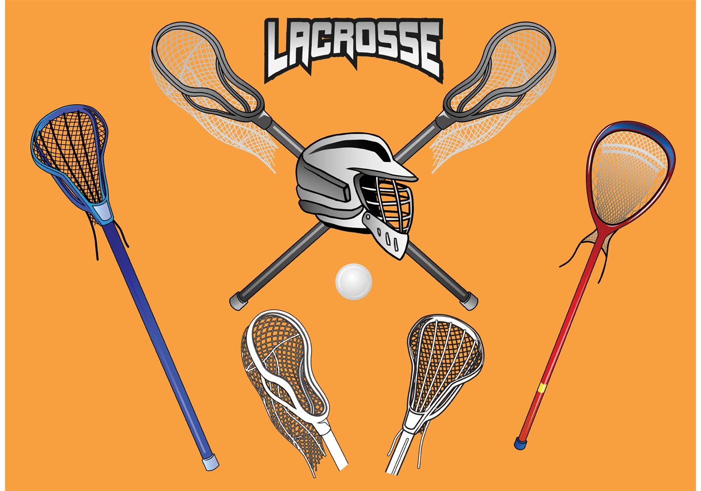 Lacrosse Stick - Download Free Vector Art, Stock Graphics & Images