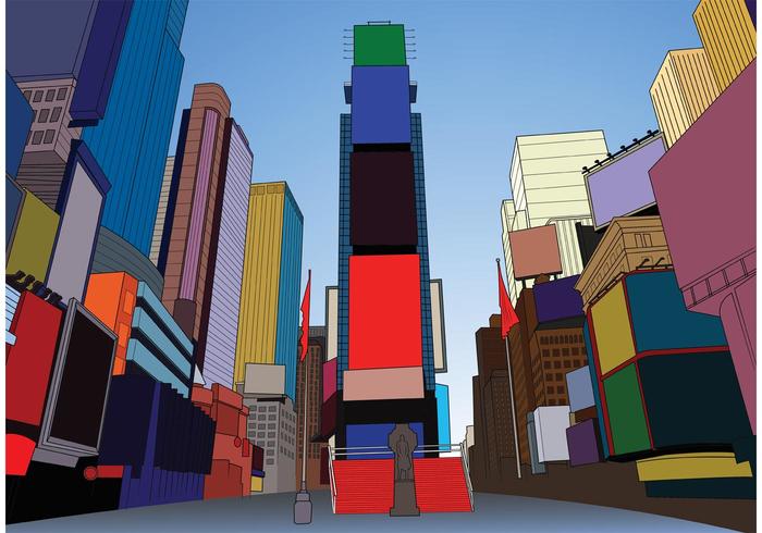 Times Square Vector Times Square Vector