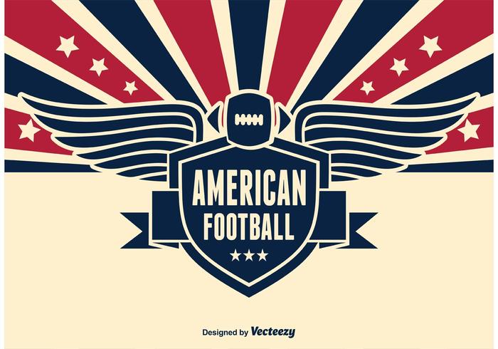 American Football Vector Illustration American Football Vector Illustration