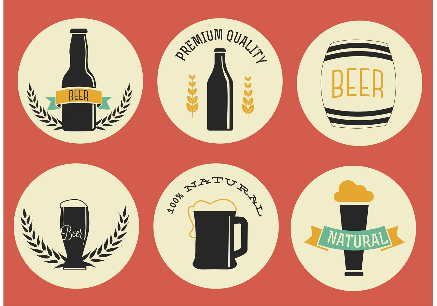 Download Free Vector Beer Labels - Download Free Vector Art, Stock Graphics & Images