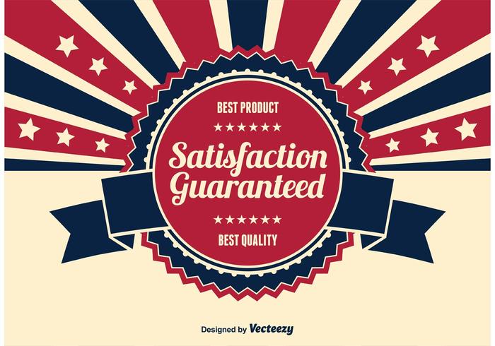 Satisfaction Guaranteed Illustration vector