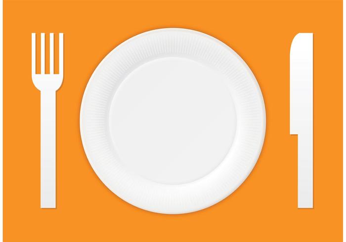 Vector Paper Plate