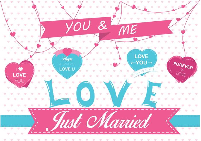 Just Married Vector